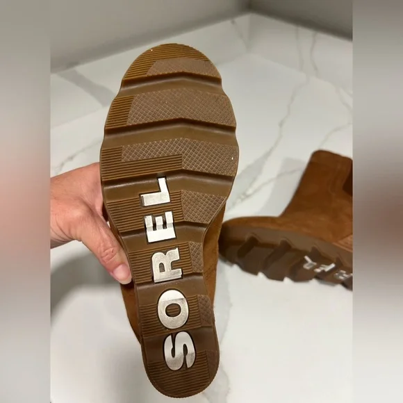 Women’s Sorel Joan Uptown Chelsea Boot Size 9 Brown - Picture 13 of 14